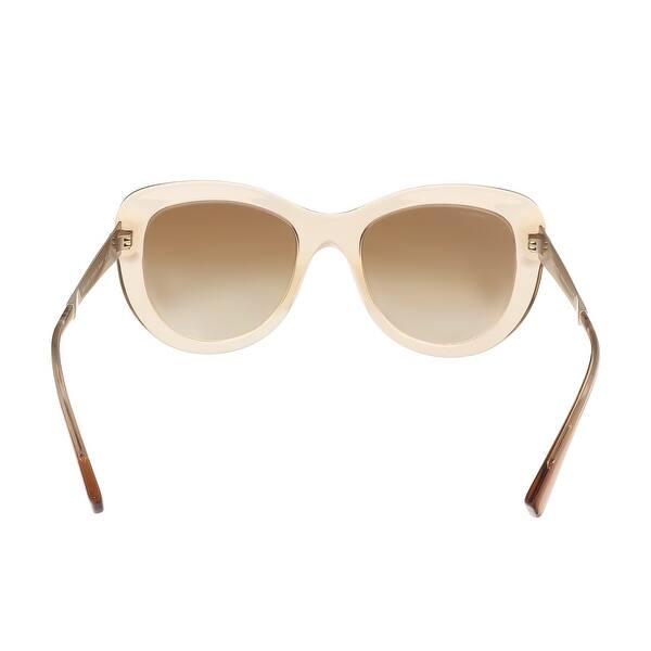 Shop Versace Ve4325 521513 Transparent Red Gradient Black Cateye
