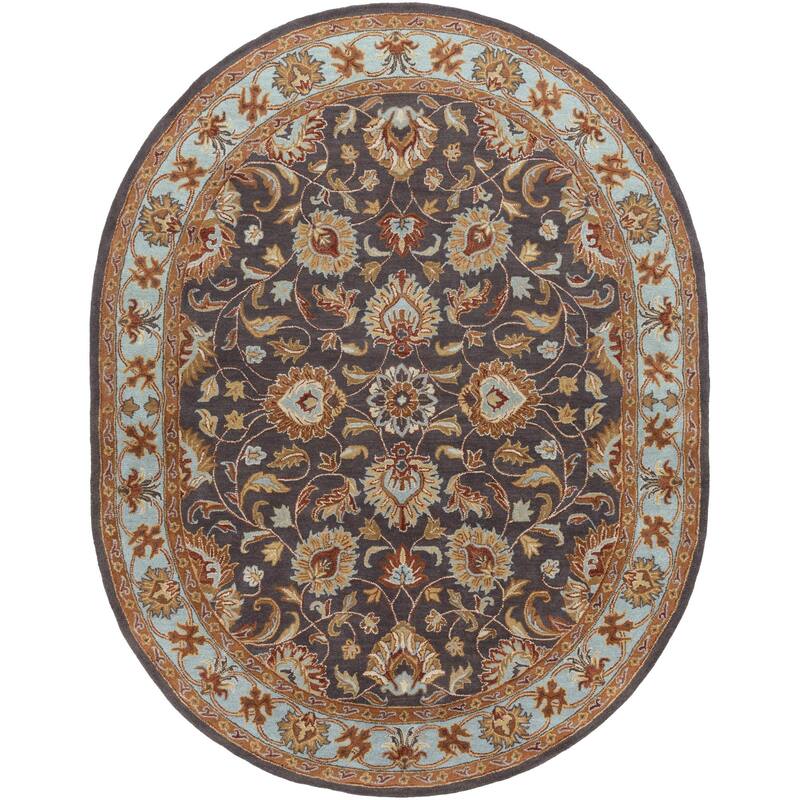 Livabliss Caesar Updated Traditional Border Area Rug.