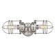 preview thumbnail 2 of 7, Golden Lighting Seaport 2 Light 17" Tall Bathroom Sconce
