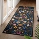 preview thumbnail 33 of 65, Nature Floral Non-Slip Machine Washable Colorful Modern Area Rug