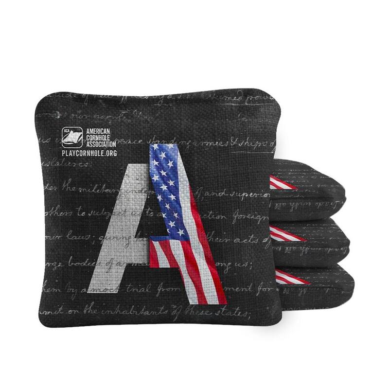 USA Flag Constitution Dual Sided Cornhole Bags