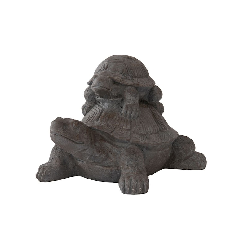 XBrand Turtle Statue, Indoor or Outdoor Décor, Garden Décor, Turtle Garden Statue, Turtle Statuary