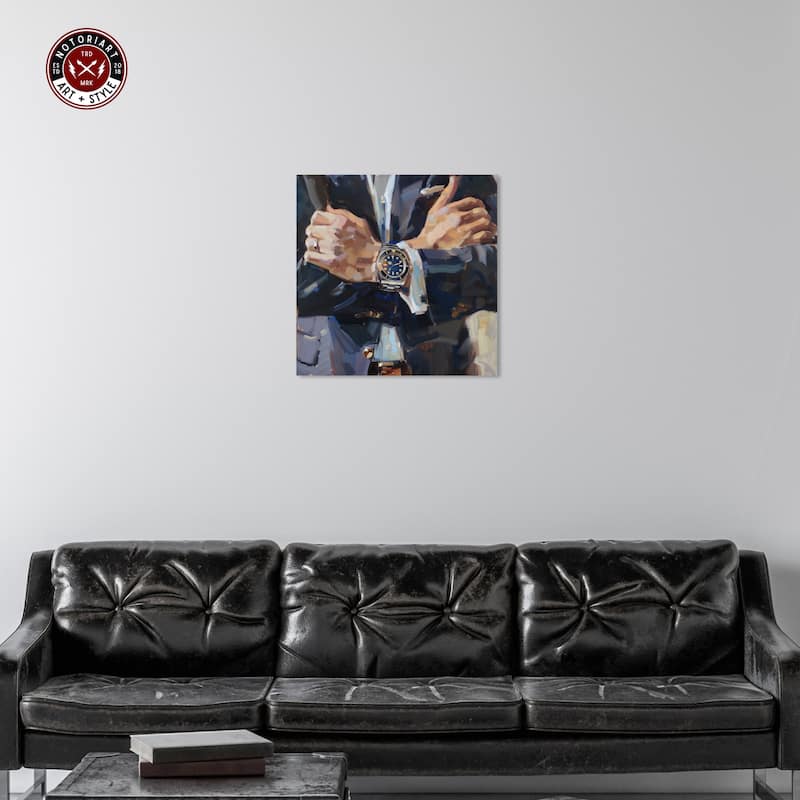 Notoriart Down To Business Gallery Wrapped Men Style 1 Piece Canvas Wall Art