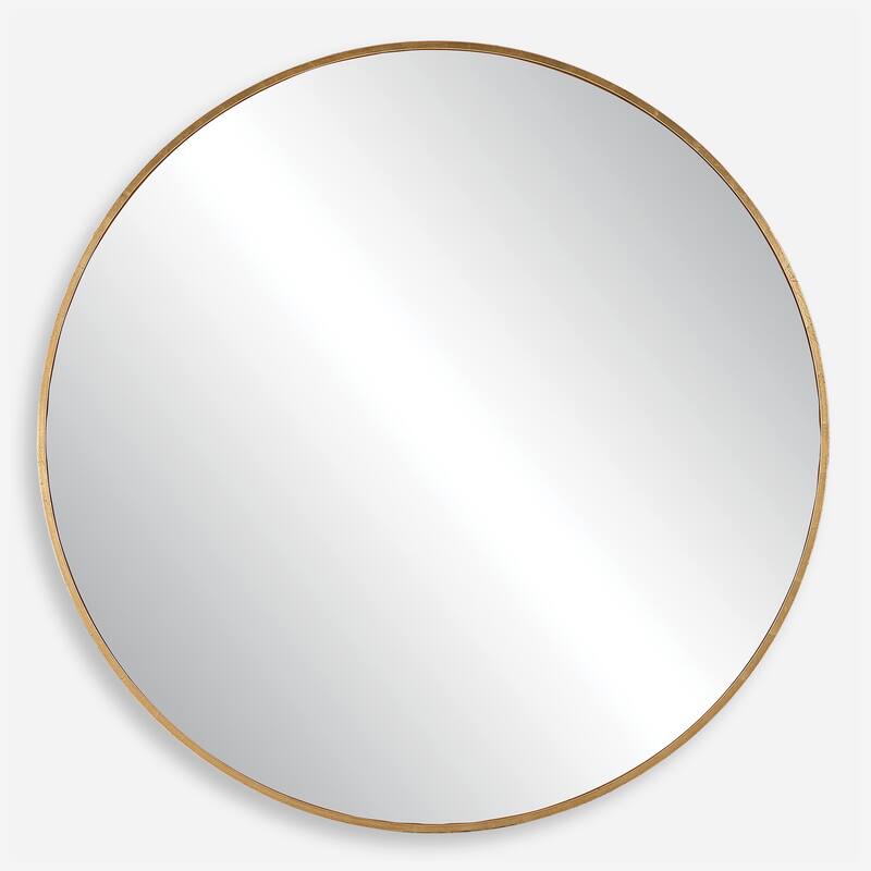 Uttermost Junius Large Gold Round Mirror - 60"W x 60"H x 1.5"D