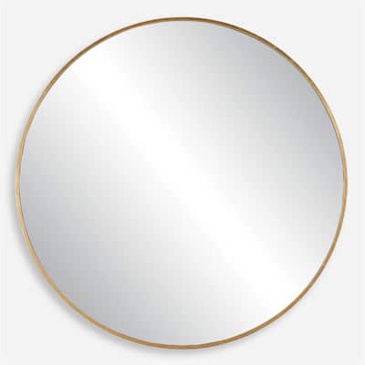Uttermost Junius Large Gold Round Mirror - 60"W x 60"H x 1.5"D