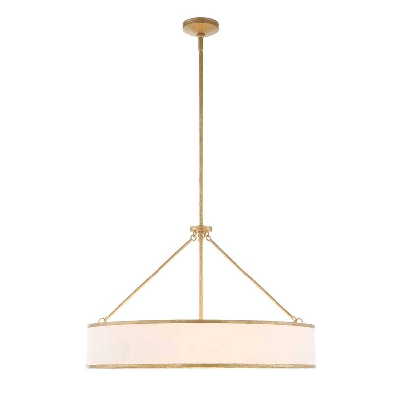 Uttermost Algiers 8 Light Drum Pendant - 30"W x 30"D x 19"H