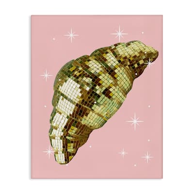 Stupell Luminous Disco Croissant Canvas Wall Art Design By Lil' Rue