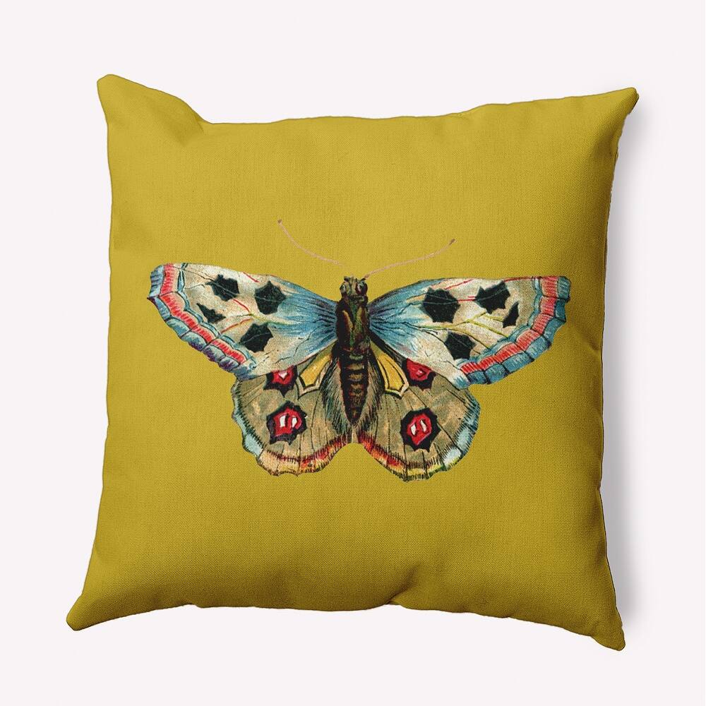 Brushfoot Butterfly Polyester Indoor/Outdoor Pillow