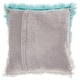 preview thumbnail 34 of 32, Mina Victory Illusion Fuzzy Shag Ombre Throw Pillow by Nourison