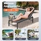 preview thumbnail 38 of 73, Pellebant Outdoor Patio Adjustable Chaise Lounge Chairs