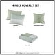preview thumbnail 48 of 47, Madison Park Caralie 4 Piece Seersucker Quilt Set with Throw Pillow