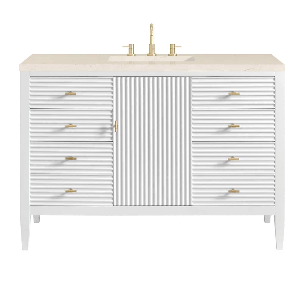 James Martin Vanities 485-V48-3EMR Myrrin 48" Single Basin Wood Vanity