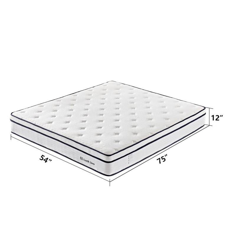 12 inch Gel Memory Foam Independent Bagged Spring Mattress in a Box
