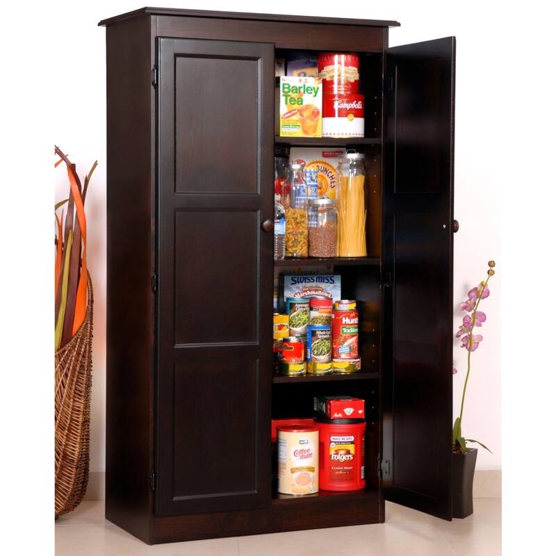 Concepts in Wood Storage Cabinet, 60 inch with 4 Shelve