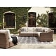 preview thumbnail 3 of 9, Signature Design by Ashley Beachcroft Beige Outdoor Sectional 118.75" W x 118.75" D x 38" H