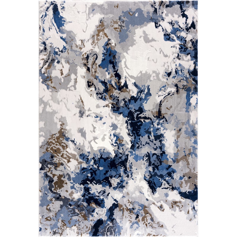 Abani Rugs Regal REG100A Grey Blue Transitional Abstract Area Rug