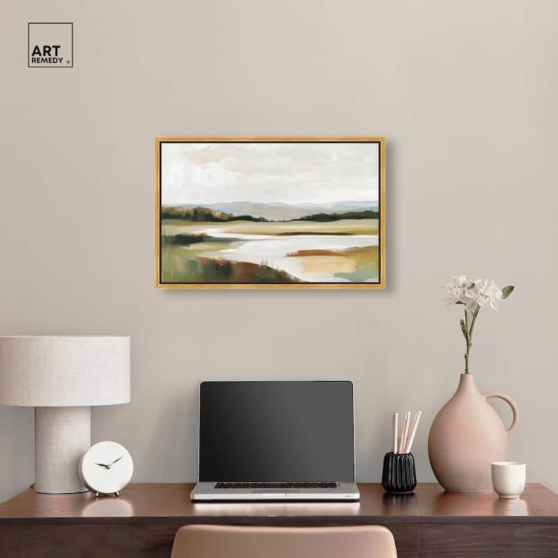 Verdant Valley Canvas by Art Remedy