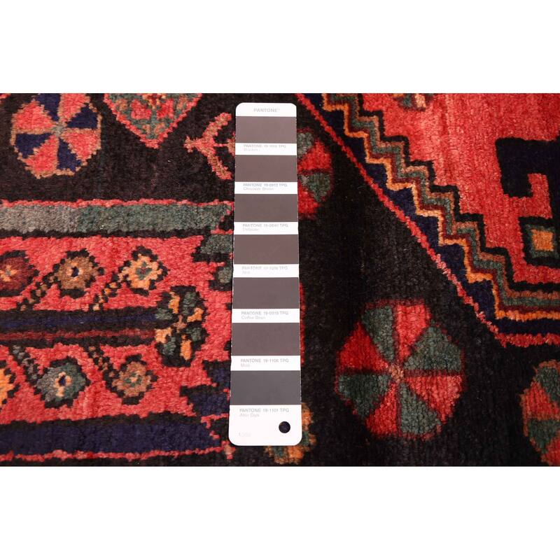 ECARPETGALLERY Hand-knotted Konya Anatolian Black Wool Rug - 4'2 x 8'0