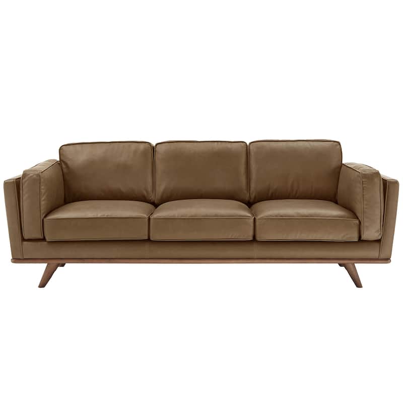Gianella Oxford All Leather Sofa by iNSPIRE Q Modern