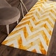 preview thumbnail 3 of 121, SAFAVIEH Dip Dye Marybeth Hand-tufted Wool Chevron Area Rug
