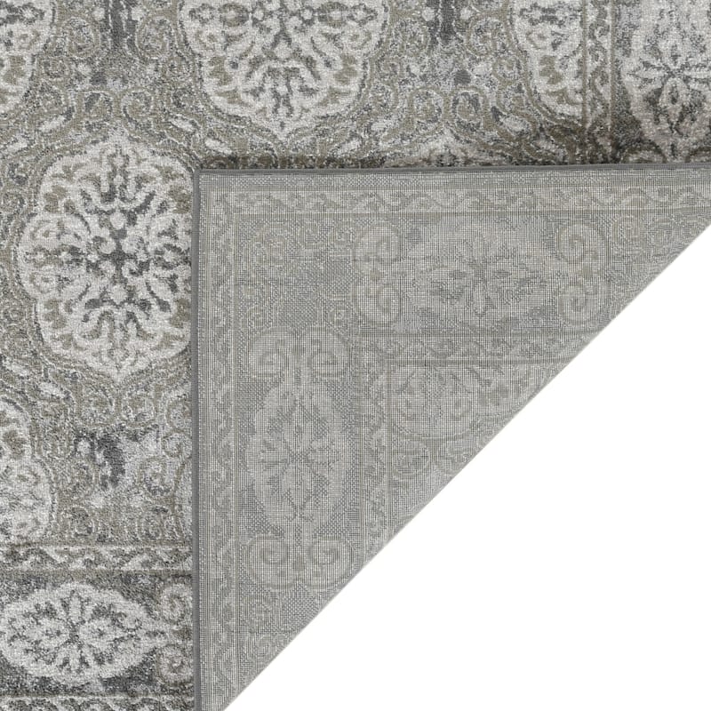 Aurelia Modern Farmhouse Medallion Area Rug