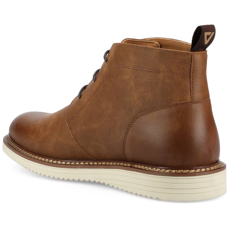 Vance Mens Stratton Medium and Wide Width Plain Toe Casual Chukka Boot