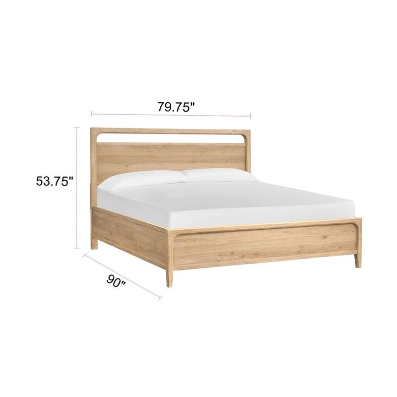 Magnussen Home Somerset Butternut Panel Bed