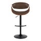 preview thumbnail 25 of 70, Carson Carrington Kanteborg Adjustable Bar Stool with Rounded T Footrest (Set of 2)