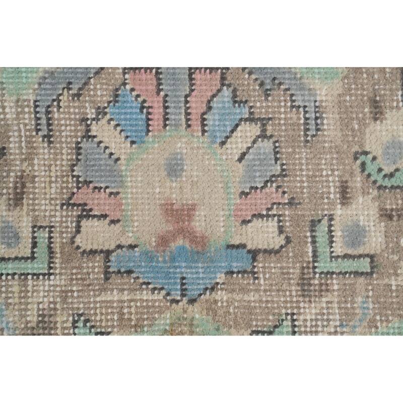 Hand Knotted Oriental 100% Wool Carpet Traditional Floral Beige & Ivories Tabriz Area Rug - 12' 6'' X 9' 9''