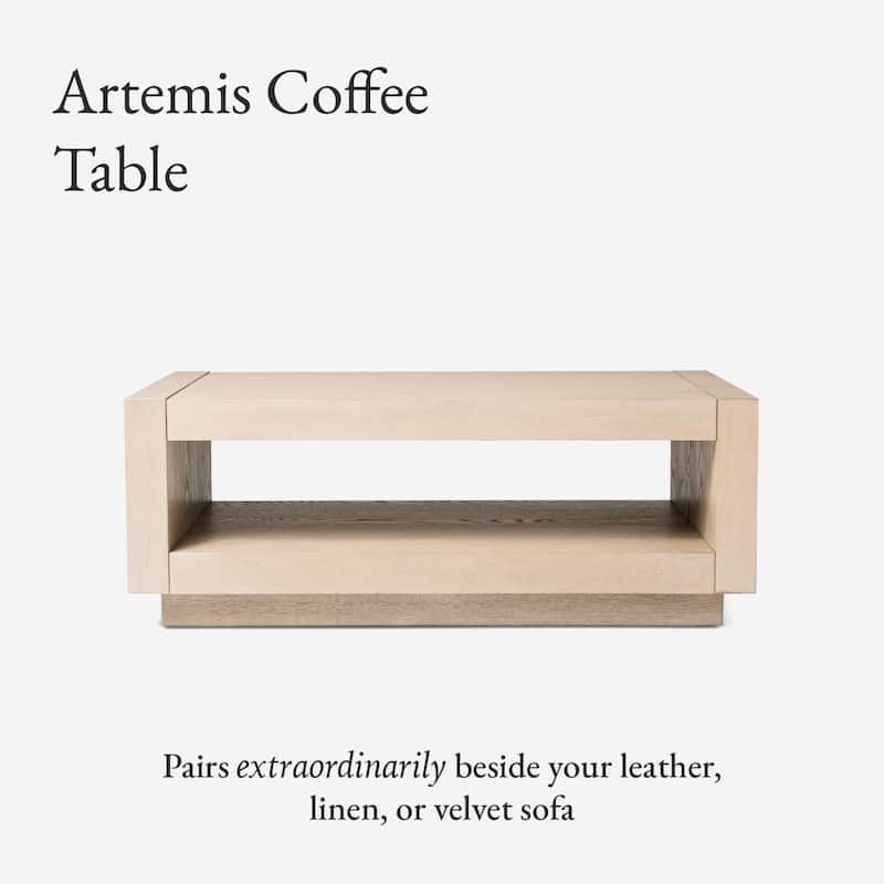 Maven Lane Artemis Contemporary Wooden Coffee Table