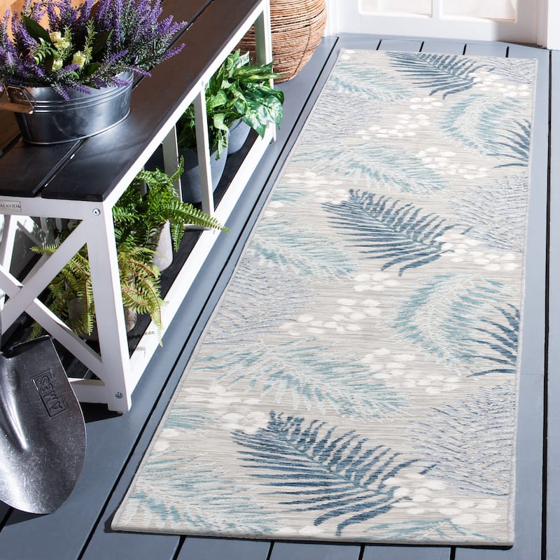 SAFAVIEH Sunrise Tracy Indoor/Outdoor Waterproof Rug - 2' x 8' Runner
