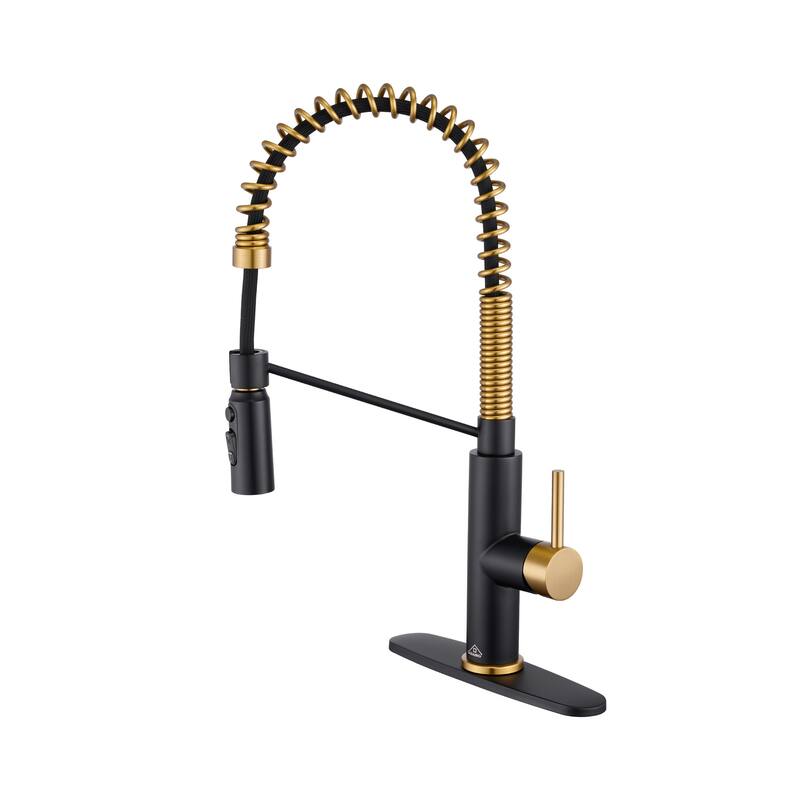 Single Handle Pull Down Sprayer Kitchen Faucet
