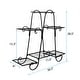 preview thumbnail 12 of 12, 6 Tiers Metal Flower Pot Plant Stand Balcony Floor Standing Shelf