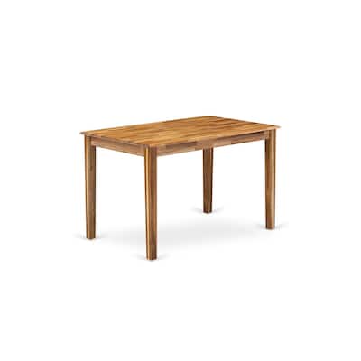 Rectangle Dining Table - Modern Kitchen Table 30x48 Inch - Dining Room Table for 4 - Easy Assembly - 48