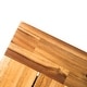 preview thumbnail 8 of 6, Catriona Acacia Wood Outdoor Dining Benches by Christopher Knight Home