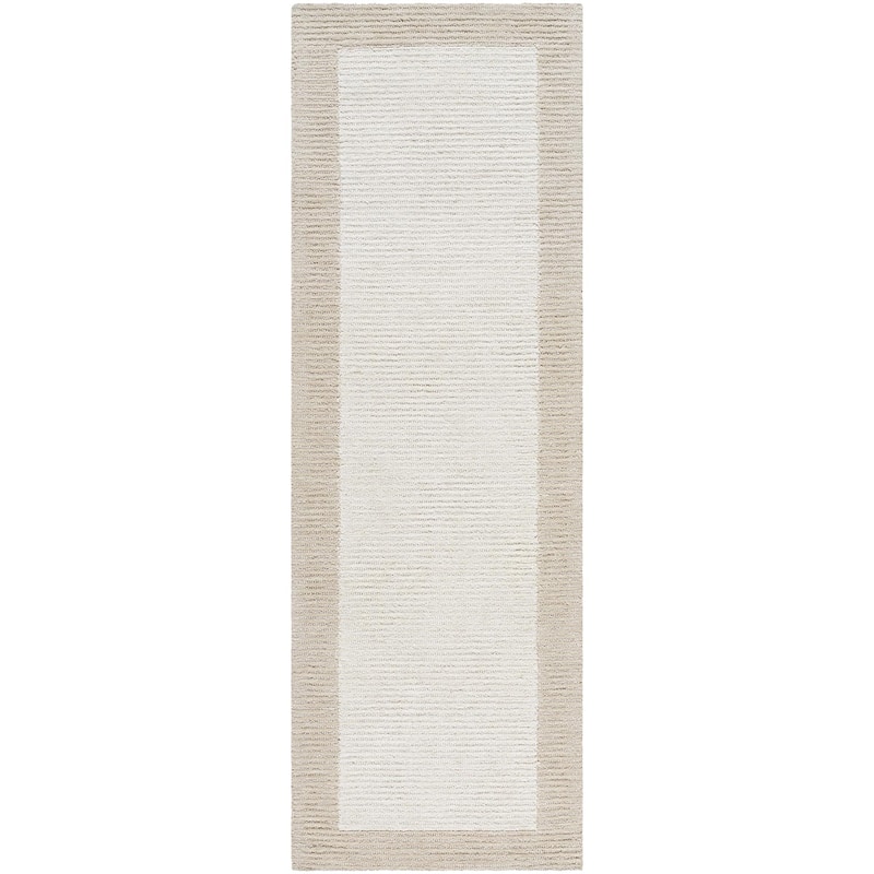 Livabliss Bohemian & Eclectic Skylar Stripe Area Rug - 2'6" x 8' - Beige