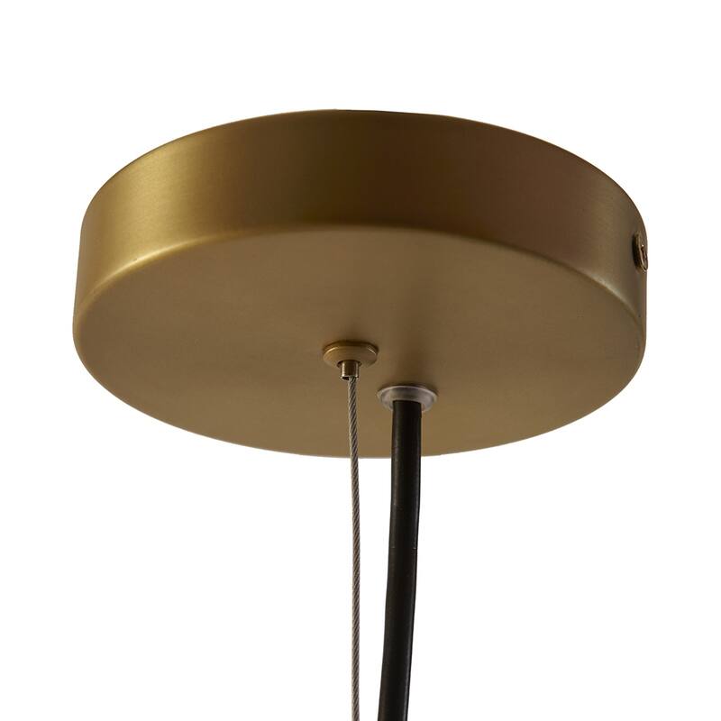 6-Globe Light Architectural Metal Chandelier
