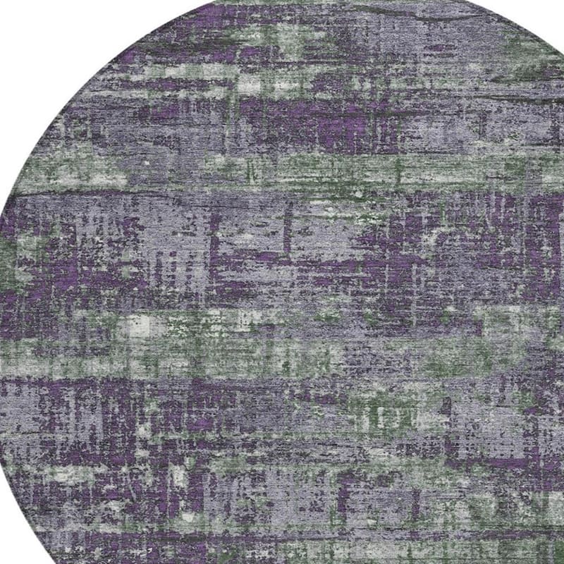 HomeRoots Geometric Transitional Rectangle Outdoor Rug