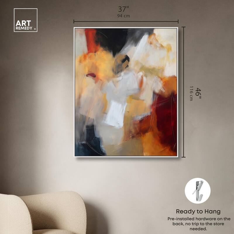 Earth and Fire III Canvas by Art Remedy