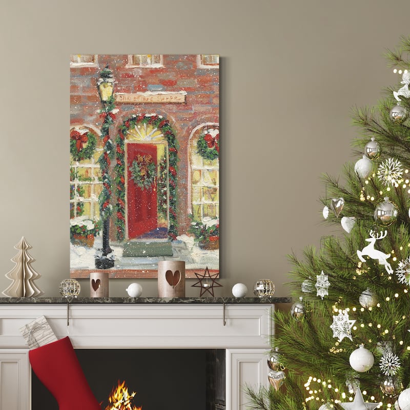 Christmas Shoppe-Premium Gallery Wrapped Canvas - Ready to Hang
