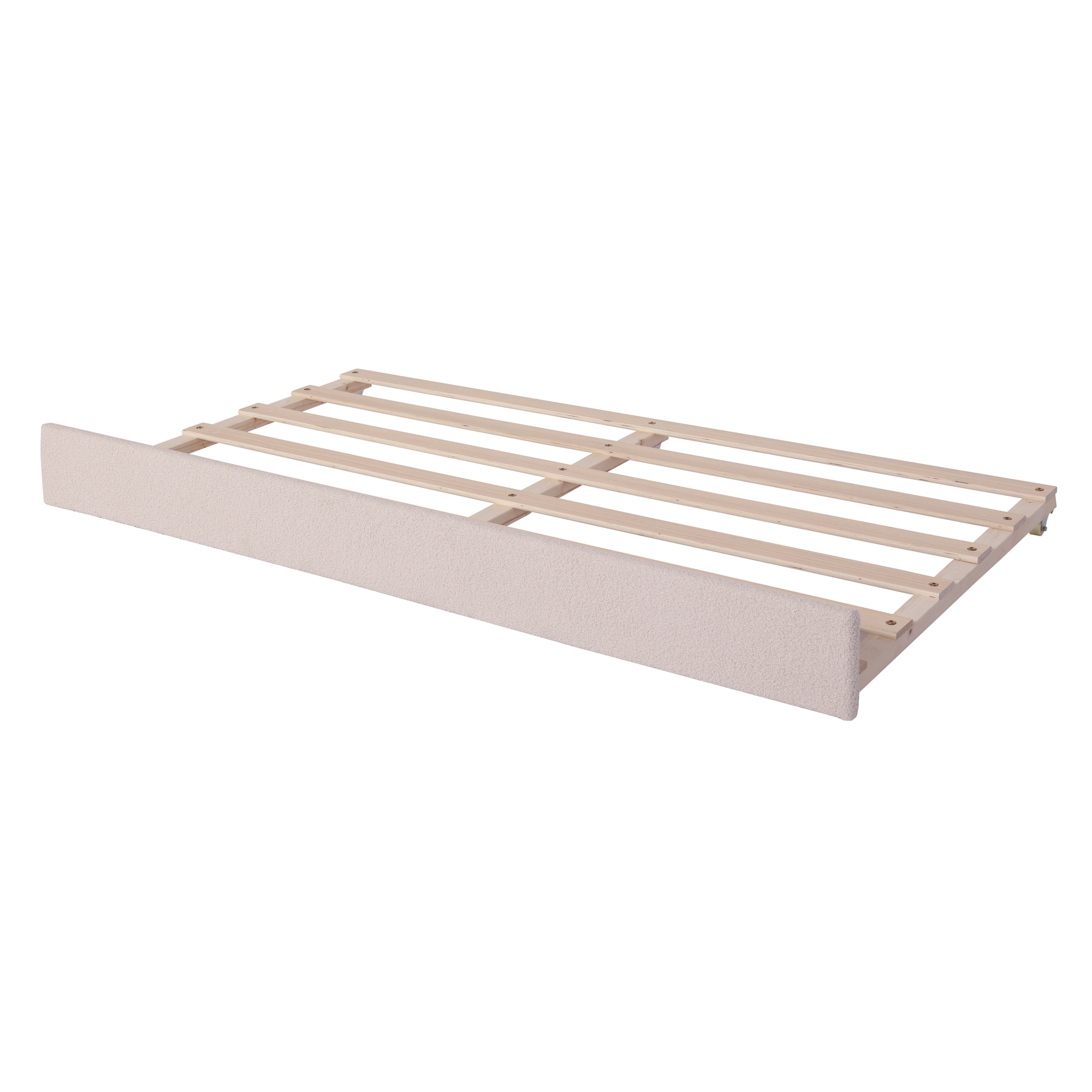 Teddy Fleece Twin Size Upholstered Daybed with Light and