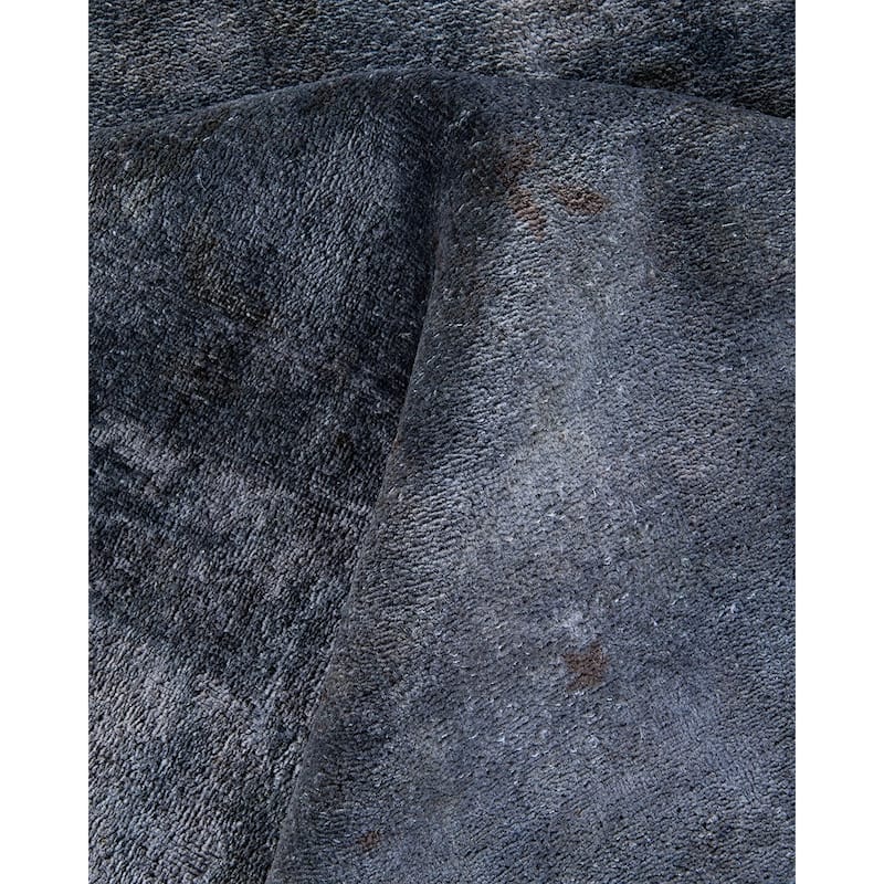Vibrance, One-of-a-Kind Hand-Knotted Area Rug - Gray, 6' 1" x 8' 4" - 6' 1" x 8' 4"