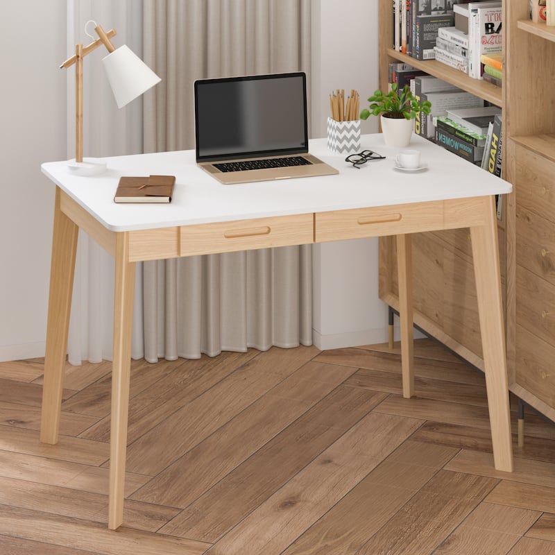 39.4"W Study Desk Writing Desk Simple