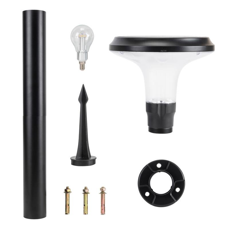 Gama Sonic Vantage Solar Commercial Garden Solar Pathway Bollard Light