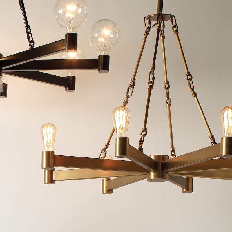 Jamie Young Manchester 8-Light Metal Chandelier