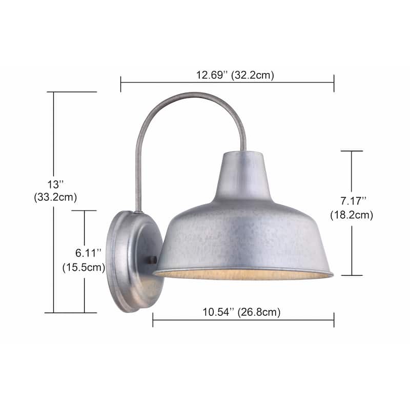 Warehousing Lora 1 Light Outdoor Wall Lighting