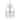 Othello 3 Light Clear Crystal Polished Chrome Mini Chandelier - 13'' W x 15.5'' H