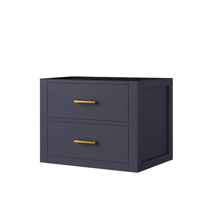Castor Bath Vanity No Top, No Faucet, No Mirror