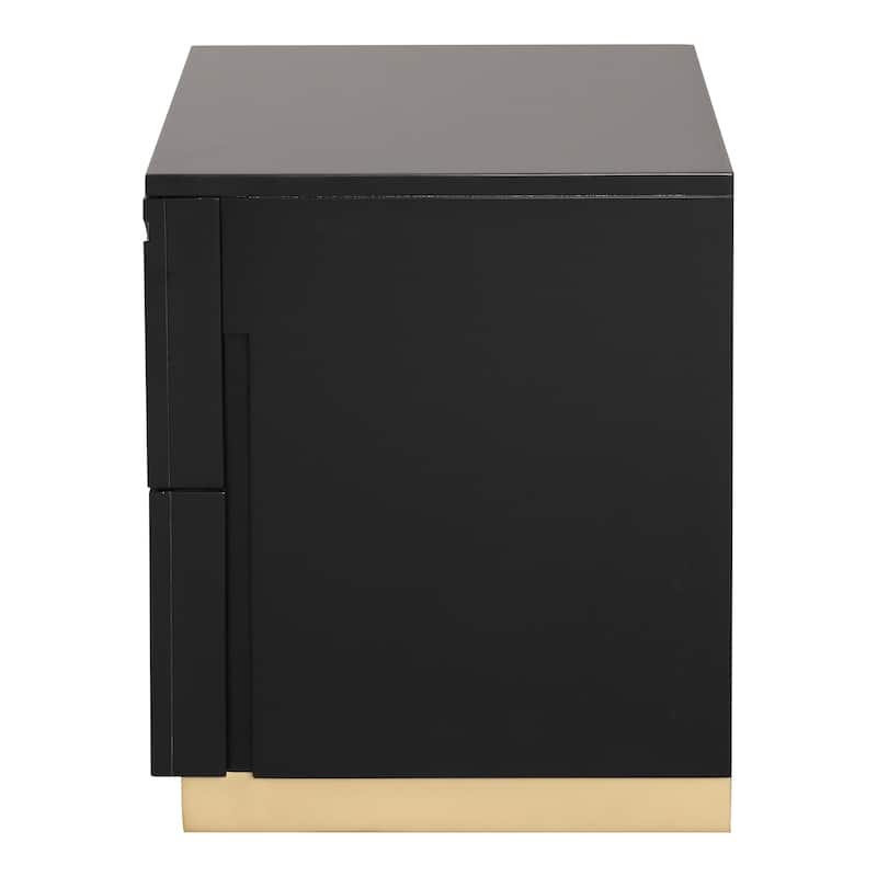Furniture of America Kismet Modern 5-Piece Black Wood Platform Bedroom Set