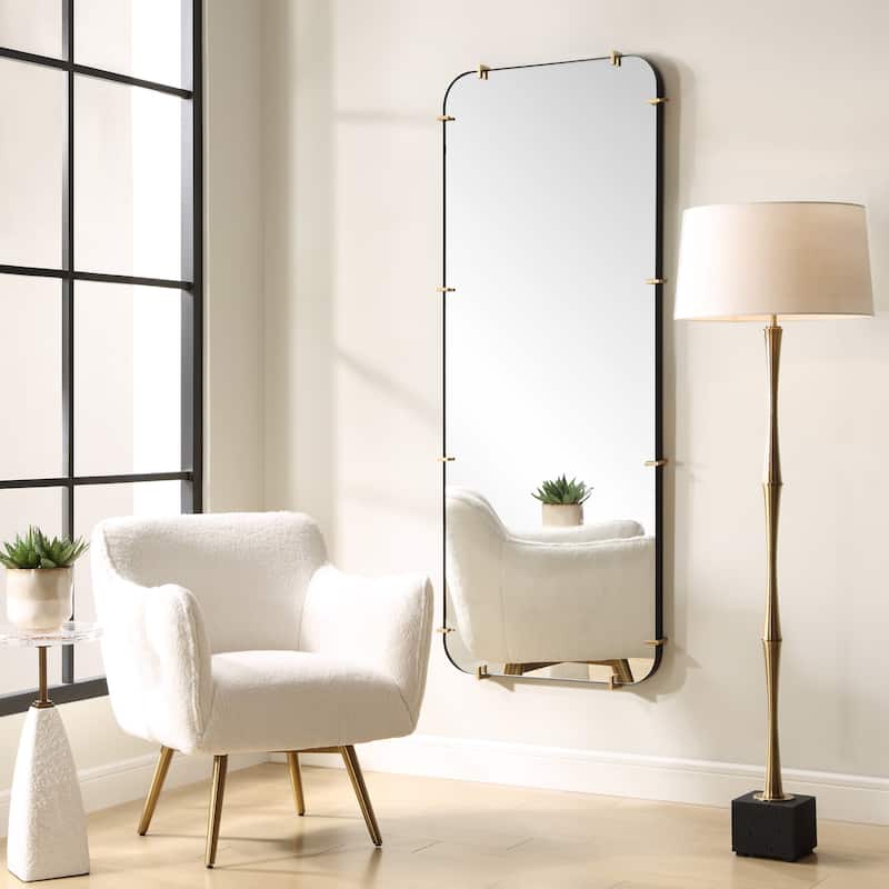 Uttermost 09978 Pali 29-3/8" W x 73-1/2" H Rectangular Framed Bathroom